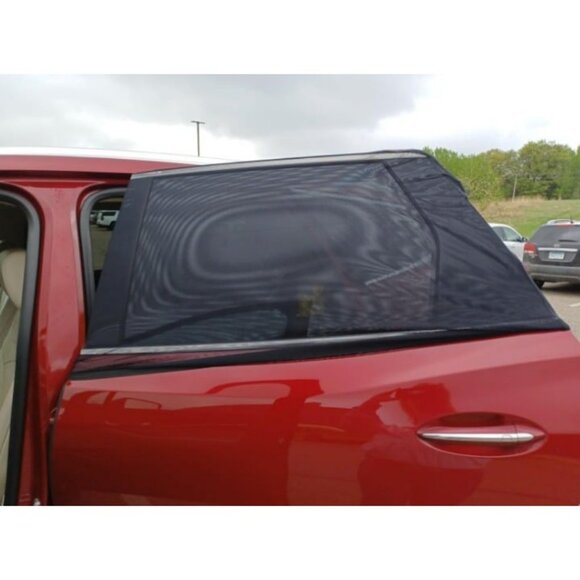 Car Window Screens for Camping (Pack of 2) | 100% Protection from Bugs - Picture 2 of 2